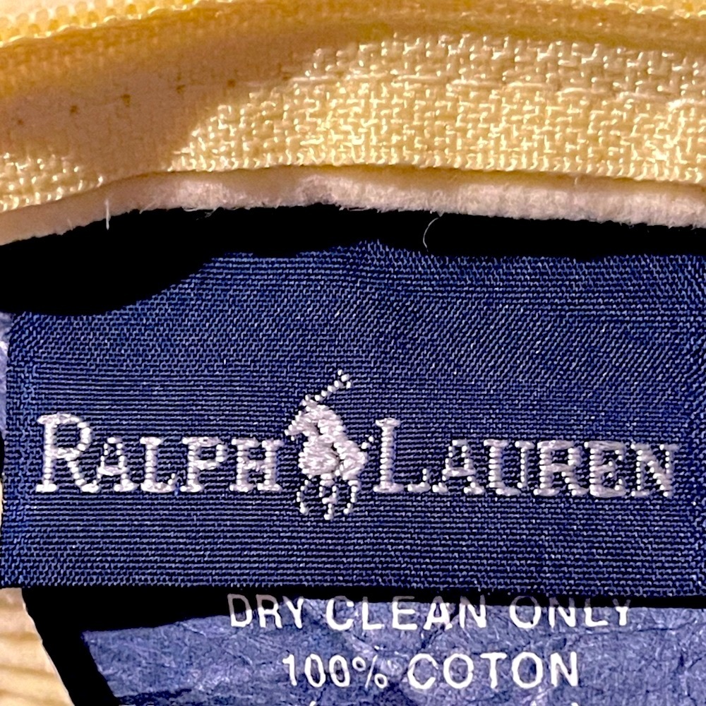 RALPH LAUREN➕Vintage Embroidered Fox Terrier Pinwale Corduroy Pillow - Picture 6 of 6